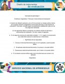 Actividad de aprendizaje 1 Evidencia: Diagnóstico “Técnicas e instrumentos de evaluación”