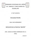 Reflexión sobre la película aqua