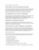 Ventas al menudeo y servicios en linea