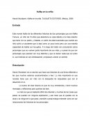 KAFKA EN LA ORILLA Haruki Murakami