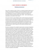CARTA DESDE EL DESIERTO