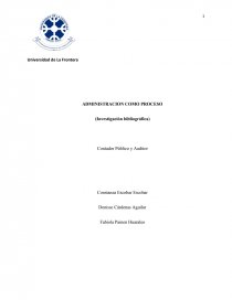 Administracion como proceso. Contador público y auditor. Página 1