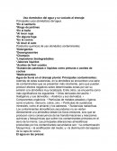 Uso doméstico del agua y su vaciado al drenaje: Principales usos domésticos del agua.
