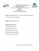 TEMA: CUIDADOS DOMICILIARIOS AL ADULTO MAYOR CON ENFERMEDAD