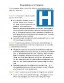De prácticas en el hospital