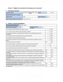 Anexo 3: “Registro de evaluación de simulacros en el proceso”