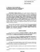 DEMANDA PAGO DE PESOS