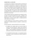 PRESENTACIÓN A LA ACEPTACIÓN