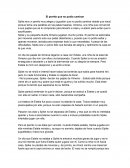 Cuento fabula El perrito que no podía caminar