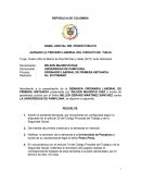 Atendiendo a la presentación de la DEMANDA ORDINARIA LABORAL DE PRIMERA INSTANCIA presentada por WILSON MAURICIO DÍAZ