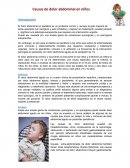 Dolor abdominal en pacientes pediatricos