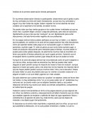 Analisis de la primera observacion directa participante