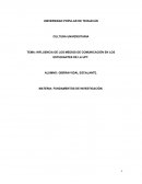 INFLUENCIA DE LOS MEDIOS DE COMUNICACIÓN EN LOS ESTUDIANTES DE LA UPT.