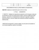 PROCEDIMIENTOS PARA EL DEPARTAMENTO DE MONITOREO
