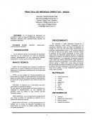 PRACTICA DE MEDIDAS DIRECTAS – MASA