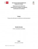 Proceso de enfermería en paciente con derrame pleural
