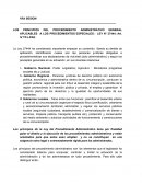 LOS PRINCIPIOS DEL PROCEDIMIENTO ADMINISTRATIVO GENERAL APLICABLES A LOS PROCEDIMIENTOS ESPECIALES.- LEY N° 27444: Art. IV TP-LPAG