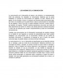 Los axiomas de la comunicacion