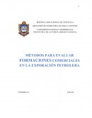 EVALUACIÓN DE FORMACIONES