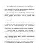 Origen de la Sentencia