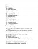 Análisis de las operaciones