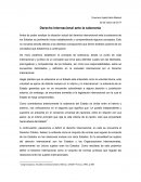 Ensayo de Derecho internacional y soberania