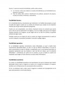 Practica 7: reporte de estudio de factibilidad y análisis, debe contener