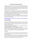 Desarrollo de la Biología en México