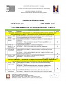 PANORAMA ACTUAL DE LA EDUCACIÓN BÁSICA EN MÉXICO