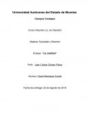 Sociedad y Derecho Ensayo: “La Justicia”