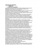 VARIABILIDAD GENETICA La genética se encarga de estudiar los caracteres hereditarios