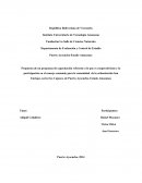 Propuesta de un programa de capacitación referente a lo que es cooperativismo y la participación en el consejo comunal, para la comunidad de la urbanización San Enrique, sector los Cajones, de Puerto Ayacucho, Estado Amazonas