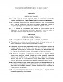 Reglamento interior de trabajo de XXXX, SA de CV