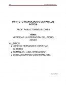 VERIFICAR LA OPERACIÓN DEL DIODO ZENER