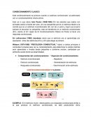 CONDICINAMIENTO CLASICO Y CONDICIONAMIENTO OPERANTE