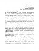 “Análisis del artículo de la revista” México ante la propuesta de renegociar el TLCAN