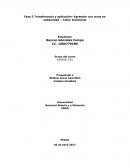 Fase 3 Transferencia y aplicación- Aprender con otros en solidaridad – Taller Individual