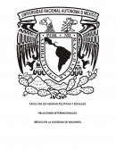 RELACIONES INTERNACIONALES. MÉXICO EN LA SOCIEDAD DE NACIONES