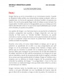 LA METAMORFOSIS Gregor Samsa ya se ha convertido en un monstruoso insecto