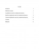 Globalización y la Administración Financiera