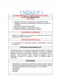 EJE ORGANIZADOR DE LA UNIDAD DIDÁCTICA 7° GRADO EL ARTE DE COMUNICARNOS