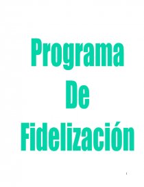 Programa fidelización CHASING-GROUP. Página 1
