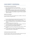 CASO DEBUT Y DESPEDIDA