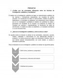 ¿Cuáles son las principales diferencias entre las técnicas de investigación cualitativa y cuantitativa?