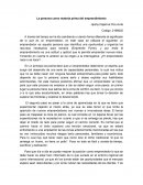 El emprendedor nace o se hace? La persona como materia prima del emprendimiento
