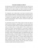 Situación Económica de México. El ciclo económico de México se encuentra actualmente en un periodo con tendencia a la desaceleración