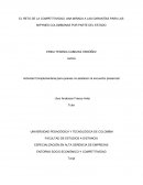 EL RETO DE LA COMPETITIVIDAD UNA MIRADA A LAS GARANTÍAS PARA LAS MIPYMES COLOMBIANAS POR PARTE DEL ESTADO