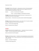 Tipos de pie en el arte