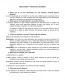 MEDICCIONES Y PORCENTAJE DE ERROR