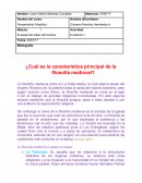 ¿Cuál es la característica principal de la filosofía medieval?